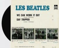 THE BEATLES We Can Work It Out Vinyl Record 7 Inch Odeon 2019